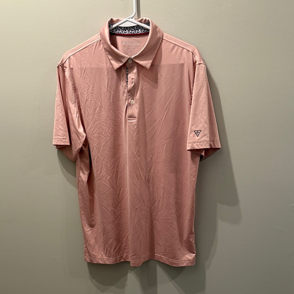 Men's Maelreg Pink Polo Shirt